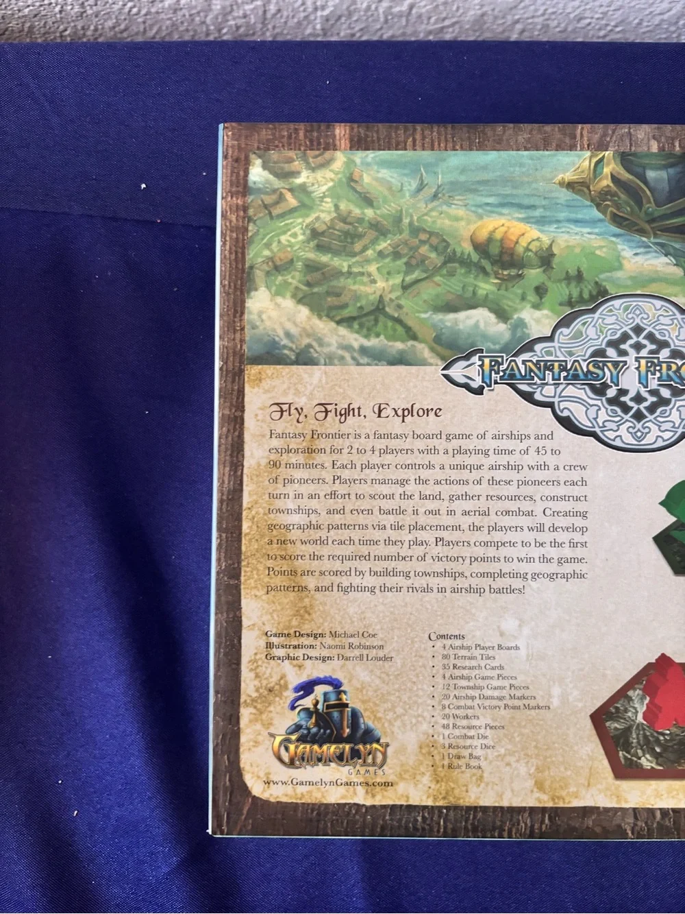 Fantasy Frontier Board Game Complete Gamelyn Games Michael Coe Strategy Game